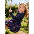 thumbnail image 3 of Aideaone Toddler Girls Dresses Sleeveless Dress with Long Sleeve Ruffle Cardigan 2 Piece Fall Outfit Set 2T-41T, 3 of 9