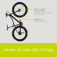 thumbnail image 2 of Delta Cycle Fat Tire Leonardo Wall Rack & Tray, Silver, 2 of 4