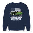 thumbnail image 5 of American Venom Muscle Car Sweatshirt RT Street Racing V8 V12 Perfomance Power Ride Speed Lovers Horsepower Crewneck, 5 of 7