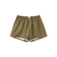 thumbnail image 4 of Honganda Women’s Button Front Plaid Shorts Lounge Shorts Bottoms Boxer Shorts, 4 of 7