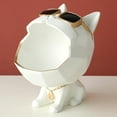 thumbnail image 2 of DOLITY Cat Storage Tray Creative Sculpture Artware Statue Decor Centerpiece White, 2 of 8
