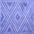 thumbnail image 1 of Ahgly Company Indoor Square Southwestern Blue Country Area Rugs, 7' Square, 1 of 4