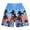 Blue, variant on Boys Casual Swim Shorts Pineapple Coconut Tree Print Quick Dry for Beach Summer Vacation, Size 8-12Y