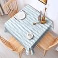 thumbnail image 2 of Christmas Square Tablecloth 60x60 Inch – Waterproof Polyester Printed Table Cover, Wrinkle Resistant & Washable for Kitchen Dining Picnic Party Decor, Single-v4-13, White, 2 of 6
