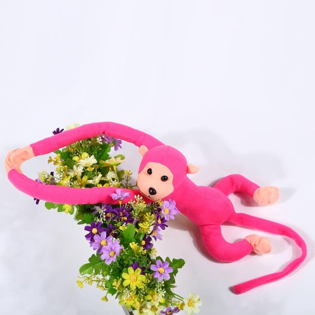60cm mono colgante brazo largo juguetes de peluche para bebés muñeca regalo para niños rosa roja Ehuebsd libre de BPA