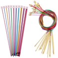 thumbnail image 1 of Juego de ganchillos tunecinos Coopay, 23 unidades, con cable y cordón, 1 of 6