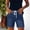 Blue-A, variant on FRSASU Women's Jean Shorts Casual Drawstring High Waisted Stretchy Summer Denim Shorts with Pockets Light Blue-C