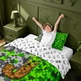 thumbnail image 3 of meiyoeat Cartoon Gamepad Gaming Twin Duvet Cover For Boys,Personalized Letter J Monogram Twin Bedding,Reversible,2pcs,1 Duvet Cover and 1 Pillowcase, 3 of 6