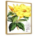 thumbnail image 4 of Green Leaves With Tropical Yellow Flowers II 24 in x 32 in Framed Painting Canvas Art Print, by Designart, 4 of 5