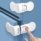thumbnail image 2 of Suministros para niños y bebés Cerradura de cerrojo de plástico multifunción de seguridad para niños Cajón de seguridad para inodoro con protección para bebé1pc+zhangyuxiang zhangyuxiang unisex, 2 of 2