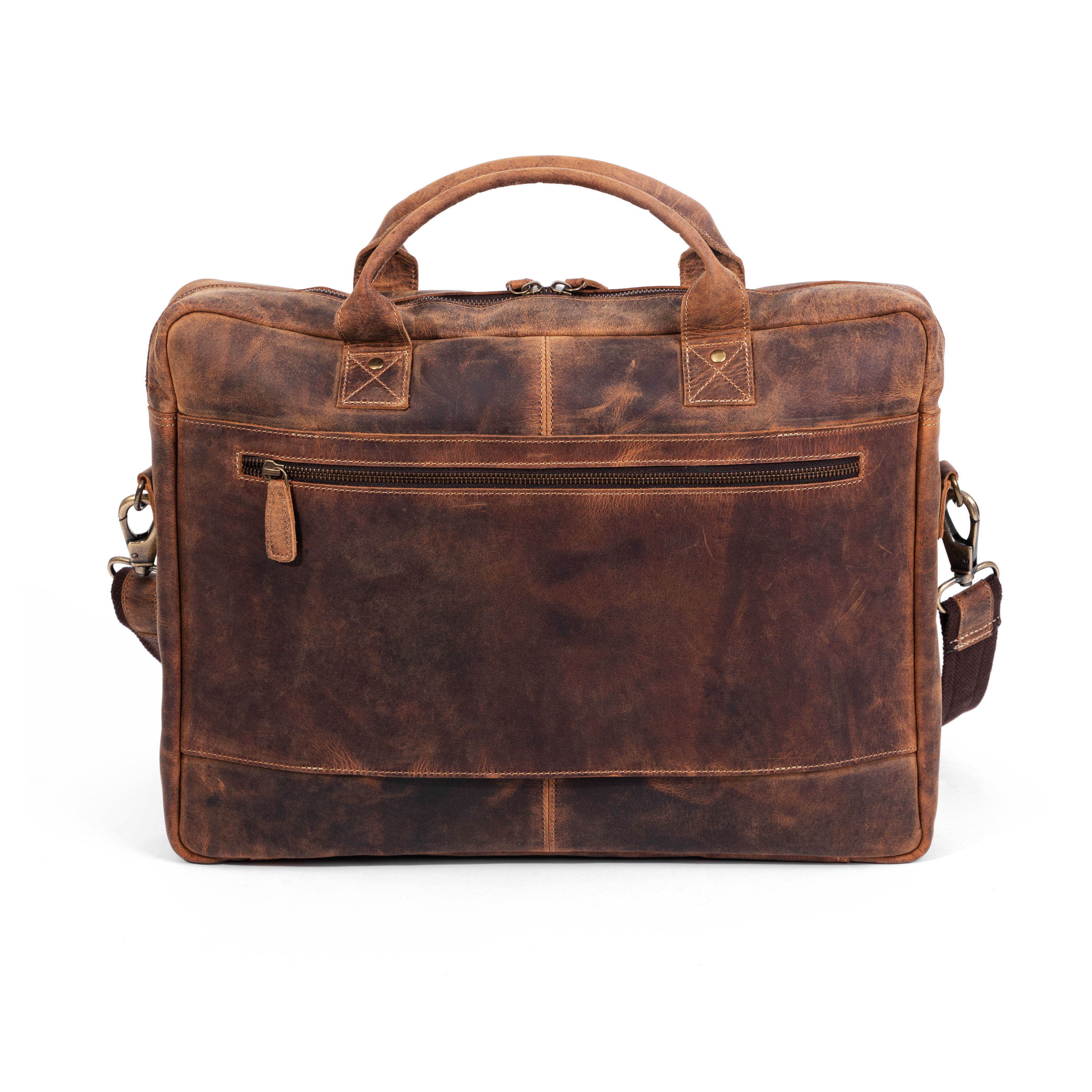 Leather briefcase 18 Inch Laptop Messenger Bags for Men and Women Best Office School College Briefcase Satchel Bag