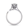 thumbnail image 4 of AFFY Solitaire Engagement Rings For Women 8MM Cushion Cut Lab Created Moissanite 4-Prong Solitaire Engagement Promise Rings in 10K Solid White Gold, Ring Size 8.5, 4 of 6