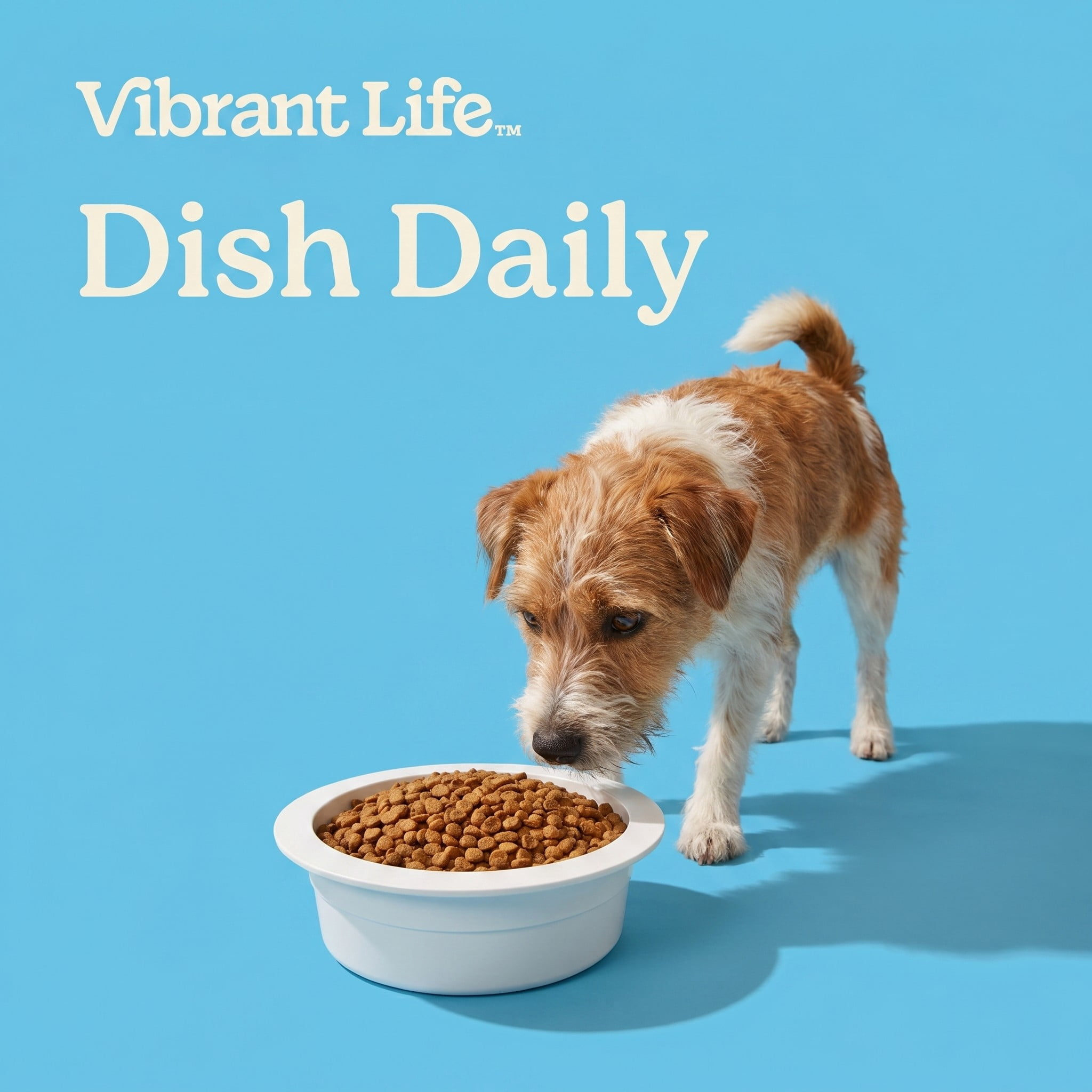 (3 pack) Vibrant Life 6.5-Cup Medium Crock Pet Bowl, Light Beige