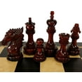 thumbnail image 3 of BLOOD ROSEWOOD DRAGON 4 5/8" Large Staunton Chess Set W 20" Ebony Board, 3 of 6