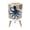 Color 2, variant on Coastal Small Trash Can with Lid Coastal Nautical Navy Seahorse Beach 1.8 Gallon Dog Proof Trash Can Round Garbage Can Waste Bin Wastebasket for Bathroom Bedroom Living Room
