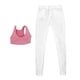 thumbnail image 5 of Traje de muñeca femenina Conjunto De Ropa De Femenino A Escala 1/6 Para Vestido De Figura De Acción De 12 Pulgadas Traje De Pantalón Blanco, 5 of 8