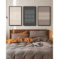 thumbnail image 3 of Drsoum 16x24in3pcs Black Framed Boho Vintage Canvas Print Wall Art Geometric Pattern Abstract Shapes Modern Art, 3 of 9