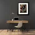 thumbnail image 4 of Sebastián López de Arteaga 20x24 Black Modern Framed Museum Art Print Titled - Saint Michael and the Bull, 4 of 5