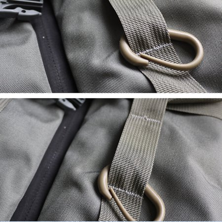 5 PCS Plastic Outdoor Molle Buckle Survival Backpack Multiuse Carabiner Locking