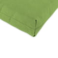 thumbnail image 3 of Jordan Manufacturing Sunbrella 44" x 22" Canvas Gingko Green Solid Rectangular Outdoor Chair Cushion with Ties and Hanger Loop, 3 of 11