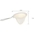 thumbnail image 4 of Xingzhi Filtre à Café Réutilisable Sac Poignée en Acier Inoxydable Flanelle Passoires à Café Réutilisables Passoire en Tissu Pot à Goutte Panier en Maille Outils, 4 of 7