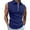 Navy-tank tops men, variant on FNFYFH Mens Big and Tall Collared Tank Tops Quarter Zip Sleeveless Golf Shirt Casual Sport T-shirt Gym Fitness Vest