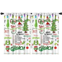 2 Panels Print Pattern Nursery Curtains Boys Girls Kids Window Drapes for Living Bedroom Playroom Room Decor Rod Pocket 42x63Inch