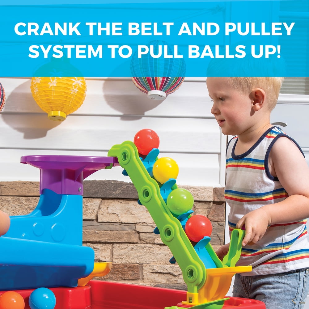 Step2 STEM Discovery Ball Red Plastic Water Table for Toddlers