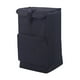thumbnail image 3 of Bolsa de compras grande para carrito de supermercado, reutilizable, plegable, para mano Negro, 3 of 9