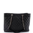 thumbnail image 4 of Pre-Owned Classic CC Shopping Tote Quilted Caviar Large By Rebag, 4 of 8