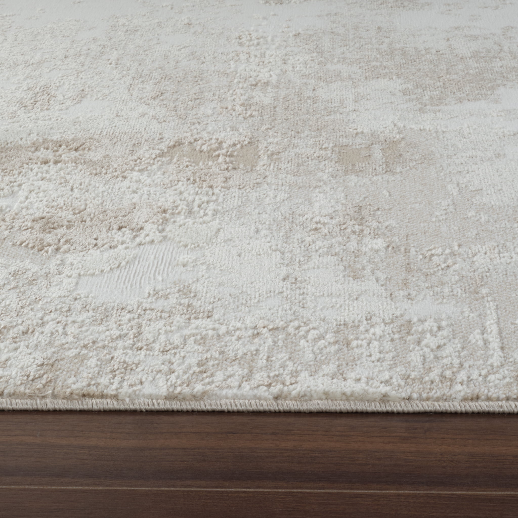 Rug Branch Nomad Abstract Indoor Area Rug, Beige Cream, Modern - Living Room, Bedroom, Dining Room, and Kitchen