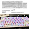 thumbnail image 2 of CIYISON Backlit Gamings Keycaps 132Key Mechanical Keyboards PC Crystal Translucents Keyset Keyboards Keycaps, 2 of 16