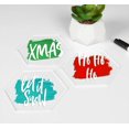 thumbnail image 3 of Inkdotpot Laser Cut Acrylic Ornament Blank with Holes Predrilled DIY Christmas Tree Decoration, Stocking Name Tag- Holiday Tags- 3mm Thick- 25 Pack, 3 of 7