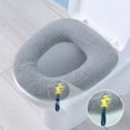 thumbnail image 6 of Kabnic Plush Toilet Seat Cushion - Thick Memory Foam Cover with Non-Slip Grip, Universal Fit for Round/Elongated 14"x18" Seats, Machine Washable, 6 of 6