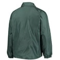 thumbnail image 4 of Men's Green Green Bay Packers Coaches Classic Raglan Full-Snap Windbreaker Jacket, 4 of 4