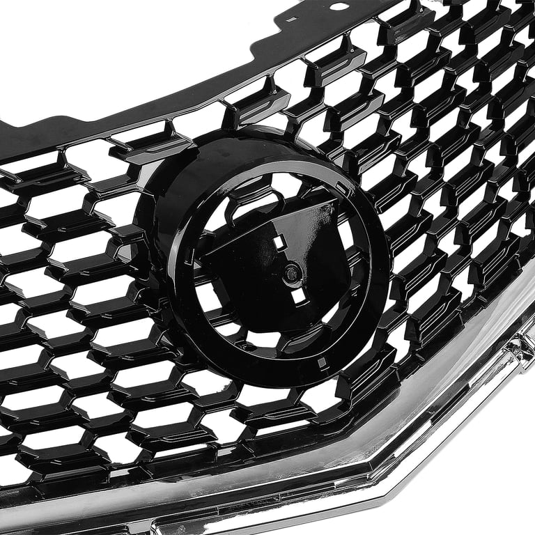 Front Bumper Upper Grille Chrome Mesh Trim Grill For 2010- 2016 Cadillac SRX NEW