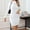 White, variant on Stichou Women Casual Mock Neck Bodycon Mini Dress Long Sleeve Basic Slim Fit Bodycon Short Pencil Dresses Coffee M