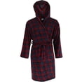 thumbnail image 1 of Wanted  Fleece Hooded Flannel Robe (Men's), 1 of 3