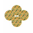 thumbnail image 7 of 15 Inch Round Placemats Set of 4, Saint Patrick's Day Non Slip Heat Insulation PP Table Mats, Orange Gnomes Hat Boot Rainbow Clovers Washable Place Mats for Kitchen Dining Party Table Decor, 7 of 7
