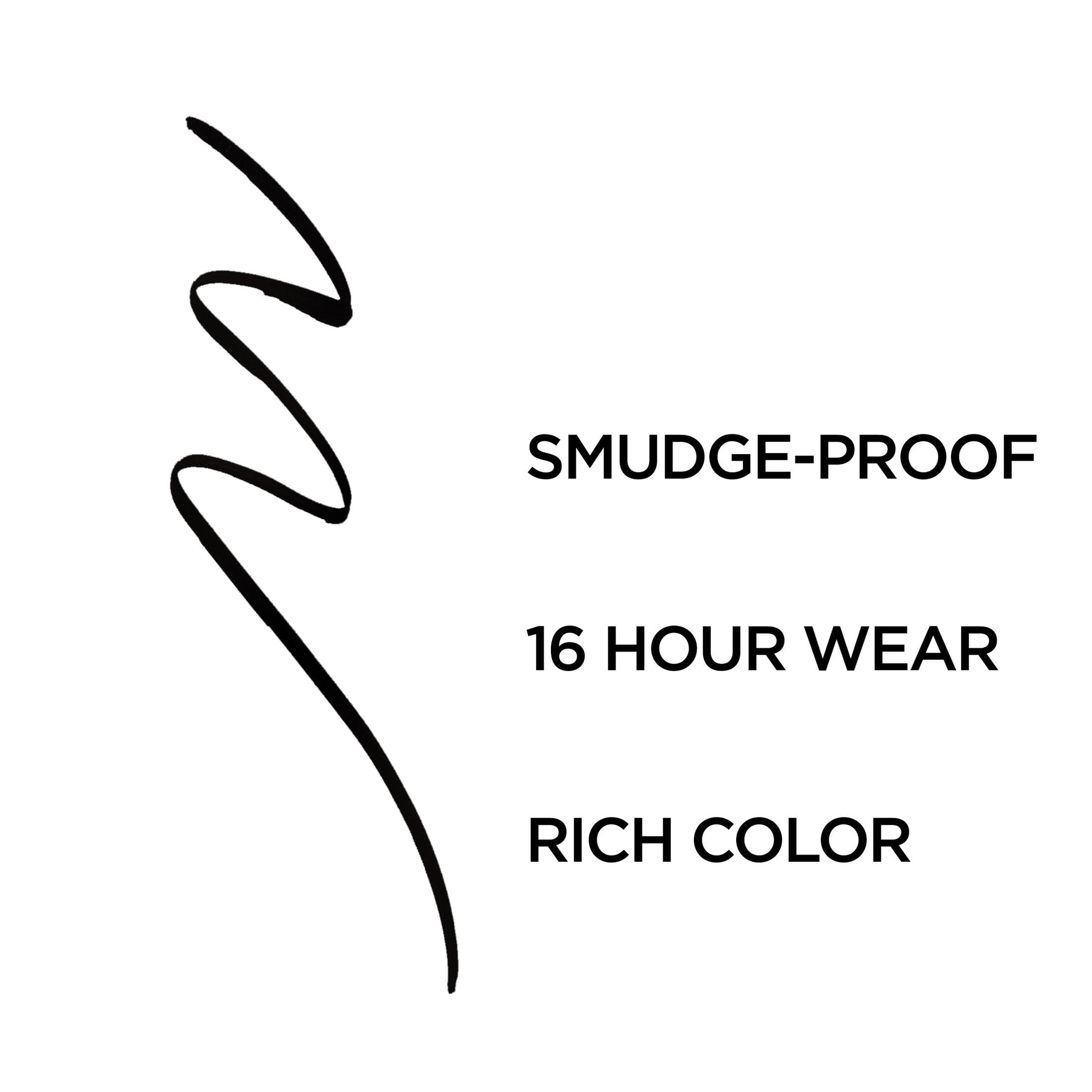 L'Oreal Paris Infallible Never Fail Pencil Eyeliner with Built in Sharpener, Black