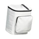 thumbnail image 4 of Bolsa de almacenamiento frontal para scooter, 17 l, gran capacidad, tela Oxford, para colgar en la motocicleta. Bolsa transparente blanca, 4 of 9