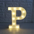 thumbnail image 4 of light up letter led alphabet plasticparty sign wedding festival stand decoration (p), 4 of 5