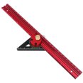 thumbnail image 1 of Riwcyla Multifunctional Scribing Tool Aluminum Alloy Compass Scriber 360° Circular Arc Drawing Ruler Marking Gauge with Metric and Imperial Scales for Woodworking Carpenter, 1 of 6