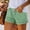 Green, variant on BUIGTTKLOP Womens Denim Shorts Drawstring High Waisted Jeans Shorts Folded Hem Wide Leg Summer Shorts