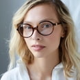 thumbnail image 2 of Retro Round Tortoiseshell Eyewear, Blue Light Glasses & Polarized Sunglasses for Men and Women, 2 of 8
