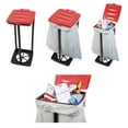 thumbnail image 4 of Wakeman Outdoors Portable Trash Bag Holder – Red Collapsible Trash Can for Indoor/Outdoor Use, 4 of 8