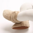 thumbnail image 2 of Otqutp Fashion Shoes for Toddler Baby Boys Girls Snow Shoes Prewalker Boots Booties Soft First Girls Warming Boys Baby Shoes 0-12Months(Beige,6-12 Months), 2 of 5