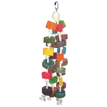 Colored Wood Circles-Material:Wood/Rope