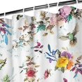 thumbnail image 3 of Pioneer Flower Floral Print Pattern Shower Curtain 36"x72" ,Bathroom Decorative Shower Curtains Set with 12 Hooks,Modern Waterproof Washable Shower Curtain, 3 of 6
