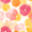 Pink Floral Orange, variant on Yayeee Doormat for Indoor Entrance 32" x 20" Non Slippery Floor Rug, White Grapefruit Slices